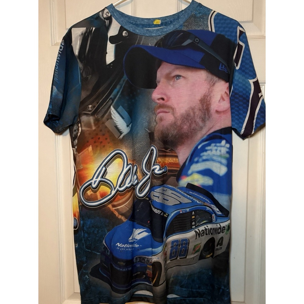 Dale Jr. 88 Hendrick Motorsports AOP Mens XL Nascar  100% Polyester Lightweight